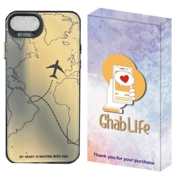 کاور قاب لایف مدل سوکول طرح هواپیما مناسب برای گوشی موبایل اپل iPhone 8/ iPhone 7