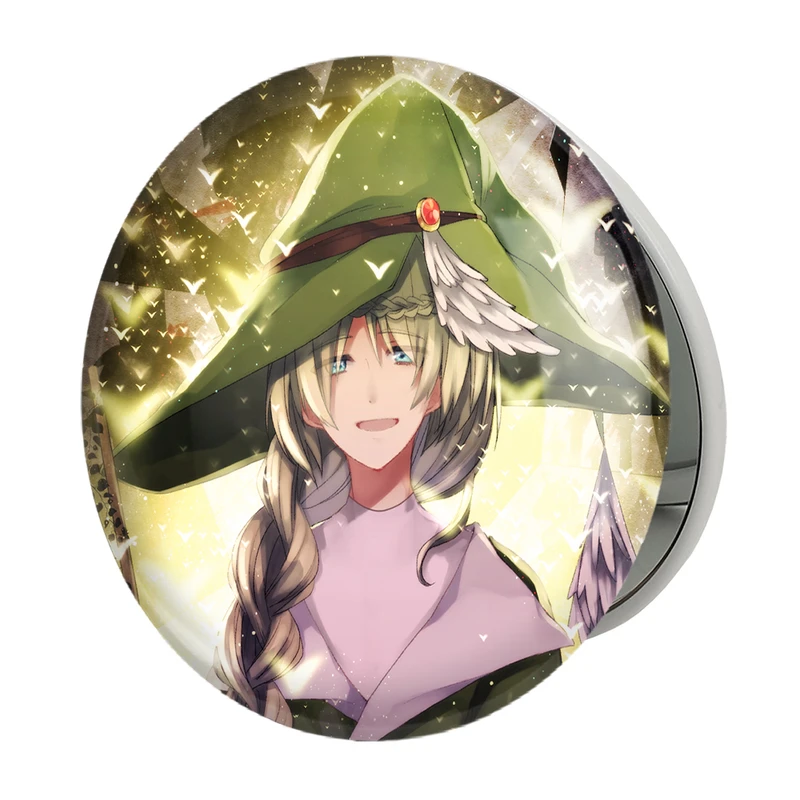 آینه جیبی خندالو طرح یونان انیمه ماگی هزارتوی سحر و جادو مدل تاشو کد 36071