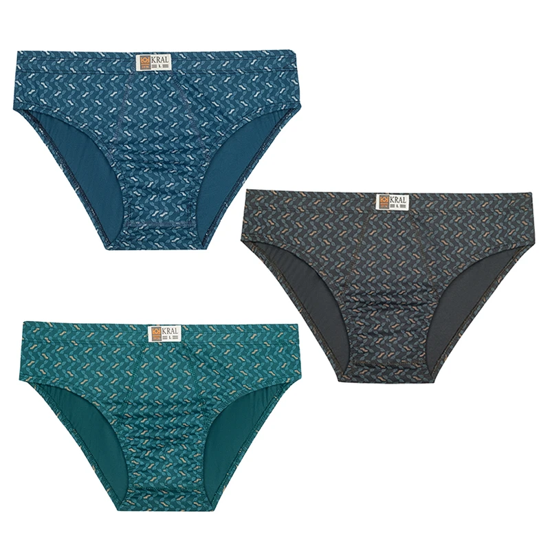 شورت مردانه کرال کوئین مدل سوپر پنبه کد 02 بسته 3عددی