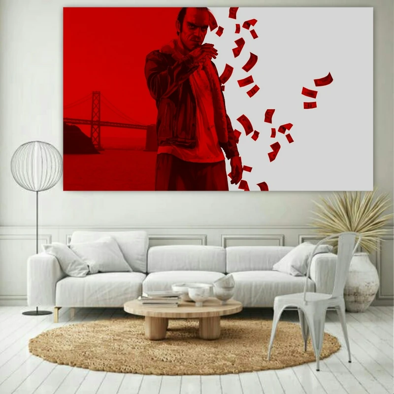 تابلو بوم طرح RED DEAD مدل STB1364