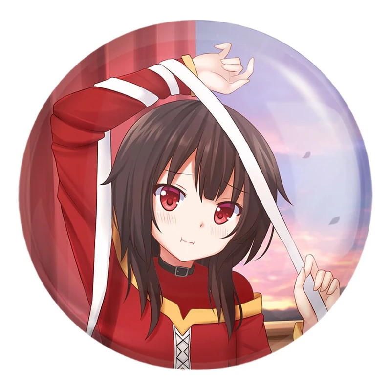 پیکسل خندالو طرح مگومین انیمه کونوسوبا Konosuba کد 27334 مدل بزرگ