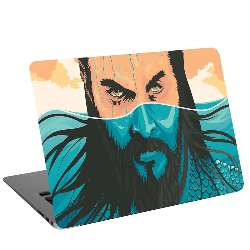استیکر لپ تاپ طرح aquaman artwork کد G-1323 مناسب برای لپ تاپ 15.6 اینچ 