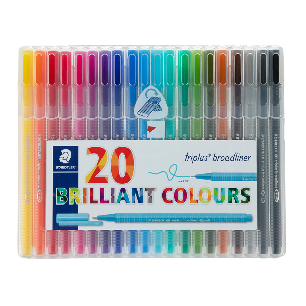 خودکار استدلر مدل رنگی BRILLIANT COLOURS بسته 20 عددی