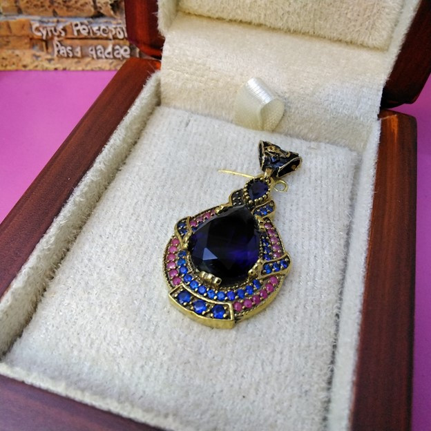 آویز گردنبند نقره زنانه مدل  glsr-1964