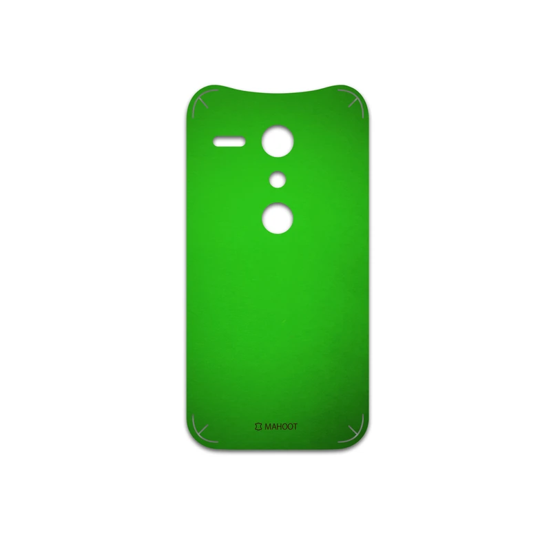 برچسب پوششی ماهوت مدل Metallic-Green مناسب برای گوشی موبایل موتورولا Moto G