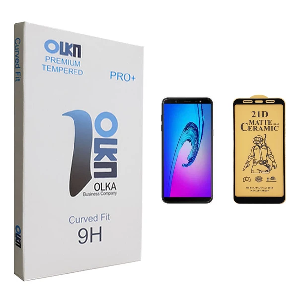 محافظ صفحه نمایش سرامیکی الکا مدل +PRO مناسب برای گوشی موبایل سامسونگ Galaxy J8 Plus