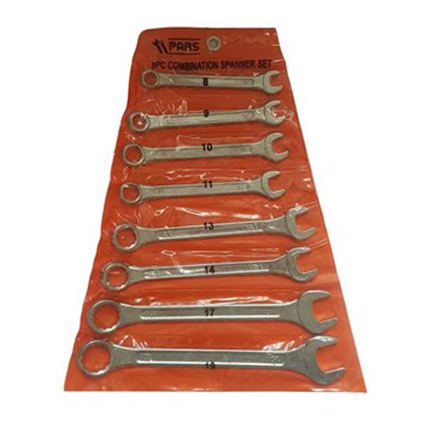 مجموعه 8 عددی اچار مدل یکسر تخت پارس مدل 8pc