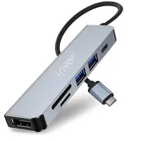هاب و کارت خوان 5 پورت USB-C آیریور  مدل TC2-4K