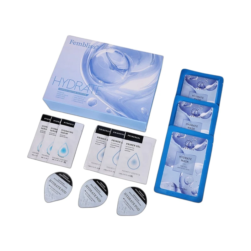 پک مراقبت از پوست فمبلیس مدل آبرسان هیالورونیک اسید مجموعه 24 عددی