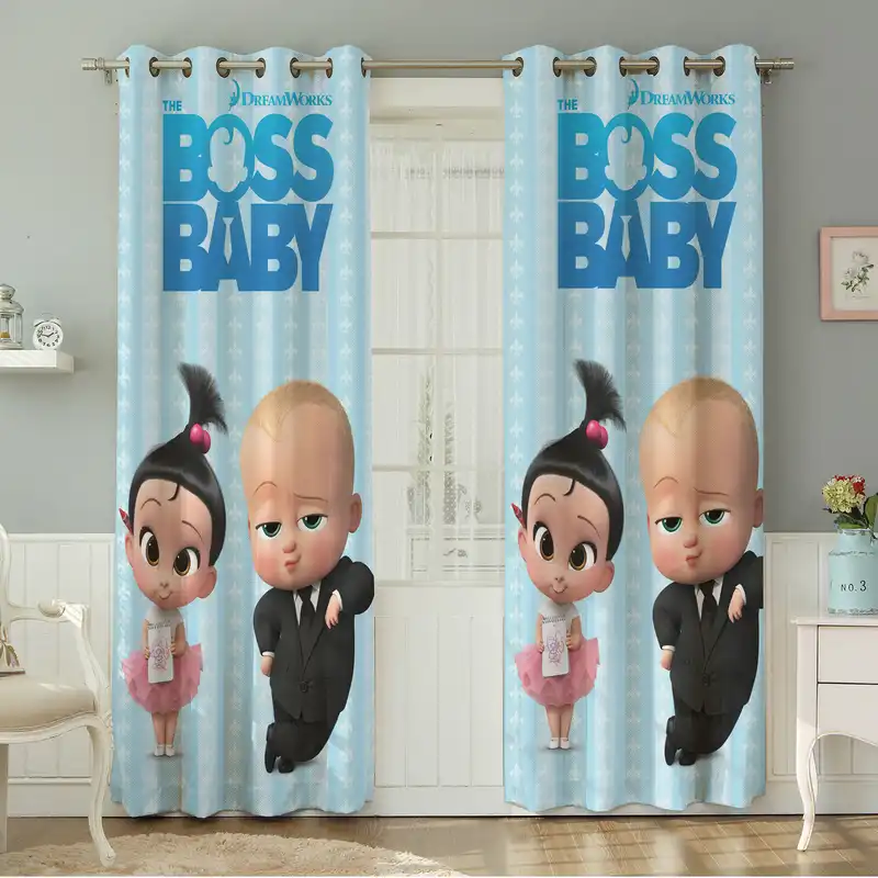 پرده نیروانا طرح کودک مدل مخمل کد 8906 سایز 140×280 سانتی متر