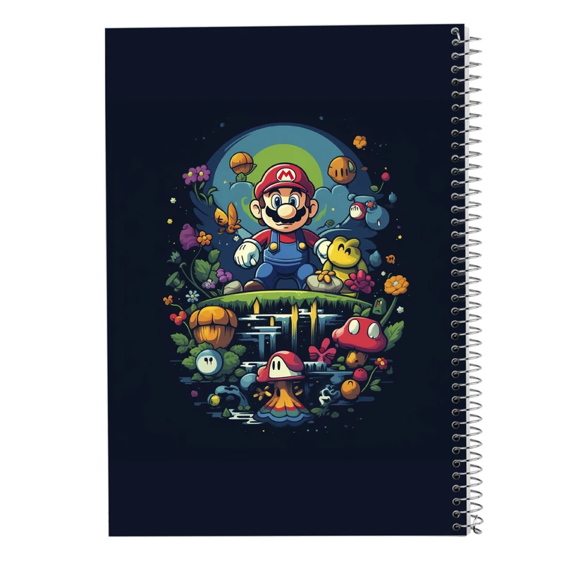 دفتر نقاشی 50 برگ مدوپد مدل super mario کد DF2960