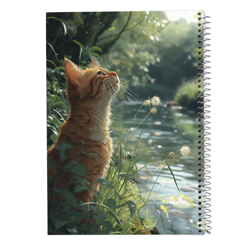 دفتر مشق 50 برگ مدوپد مدل سگ و گربه کد DF17312