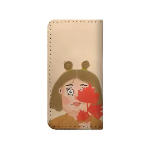 کیف پول چرمی ترمه طراحان ایده مدل دختر پاییزی کد sfs003