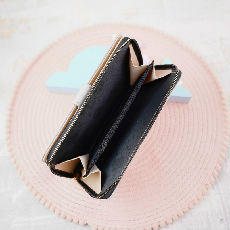 کیف پول زنانه مدل پشت زیپ دار کد KZD55-110