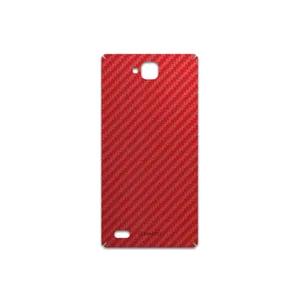MAHOOT Red-Fiber Cover Sticker for Honor 3C