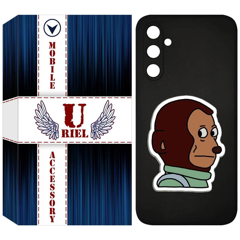 کاور یوریل مدل KSH کد 88 طرح میمون مناسب برای گوشی موبایل سامسونگ Galaxy S23 FE