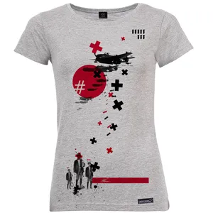 تی شرت آستین کوتاه زنانه 27 مدل No War کد MH1278