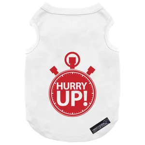 لباس سگ و گربه 27 طرح Hurry Up کد MH887 سایز XL