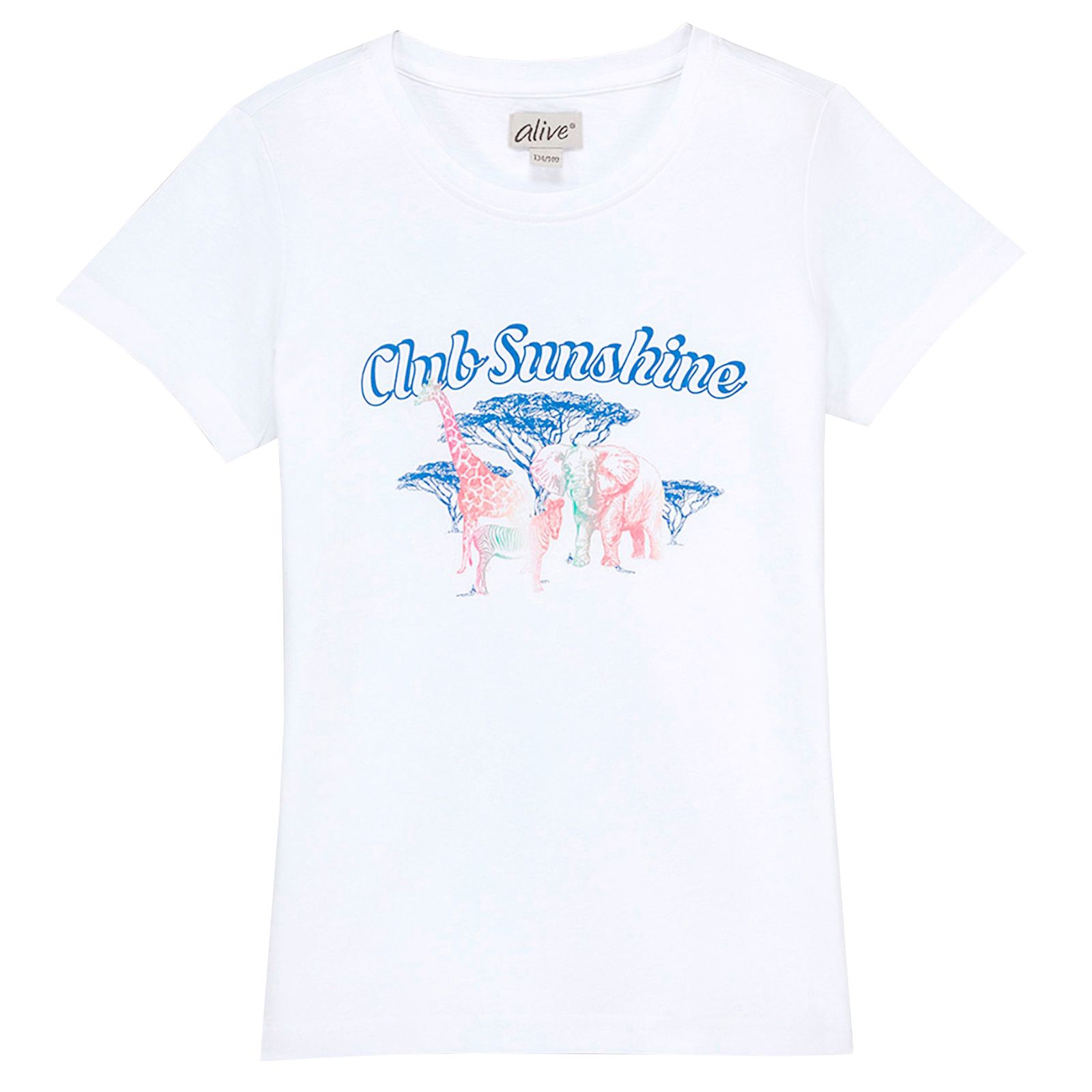 تی شرت آستین کوتاه دخترانه الایو مدل SUNSHINE0543 -  - 1