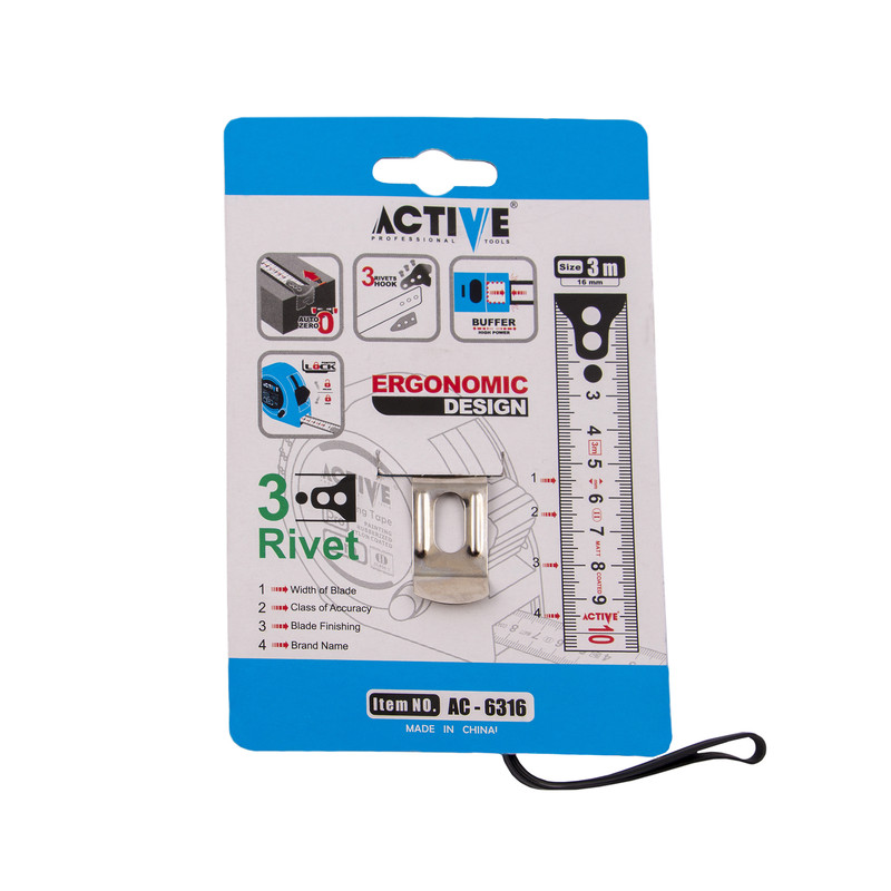 متر 3 متری اکتیو مدل  AC-6316