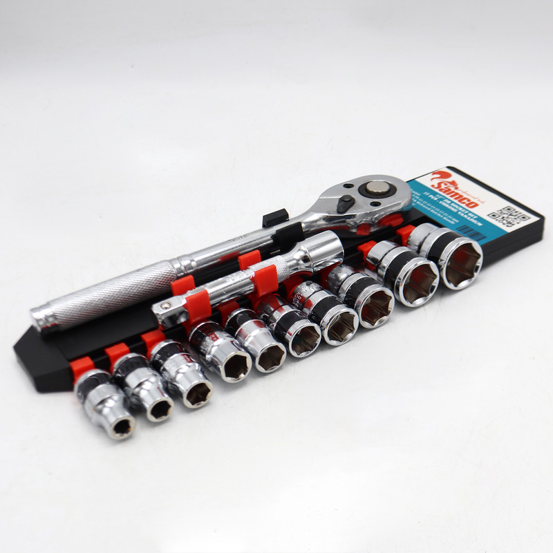 آچار بکس جغجغه ای سامکو کد YPSD-1.2INCH مجموعه 12 عددی