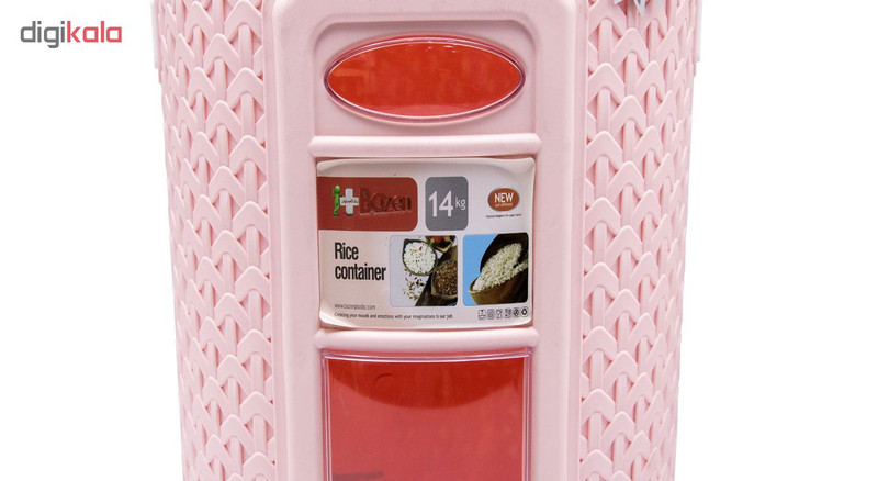 سطل برنج بازن مدل لایف کد 5518 گنجایش 14 کیلو گرم