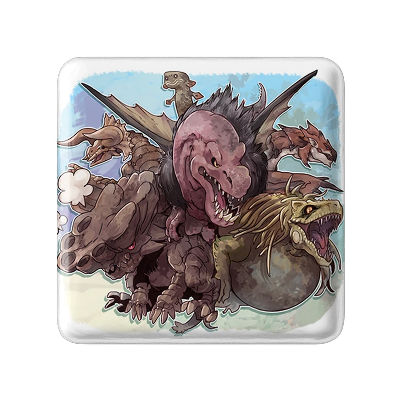 پیکسل خندالو طرح بازی شکارچی هیولا (Monster Hunter) مدل مربعی کد 33247