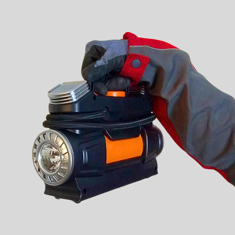 کمپرسور فندکی دوسیلندر فلزی دیجیتالی هاردمن کد 100898