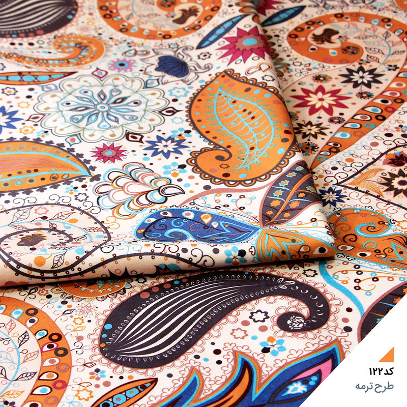 گهواره سنتی نوزاد پرنیان مدل ترمه کد 122