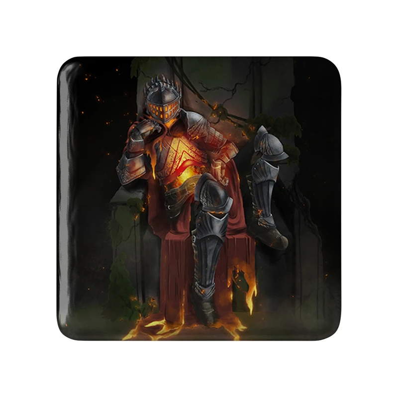 مگنت خندالو طرح اشن وان دارک سولز مدل مربعی کد 30677