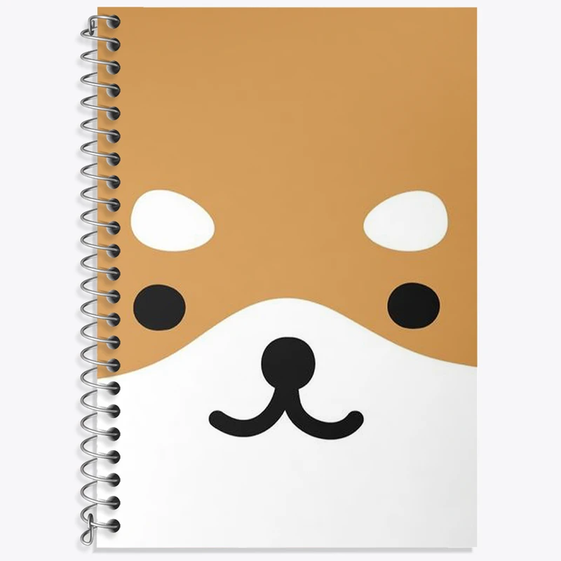 دفتر زبان 50 برگ خندالو مدل دو خط طرح گربه (Cat) کد N1891