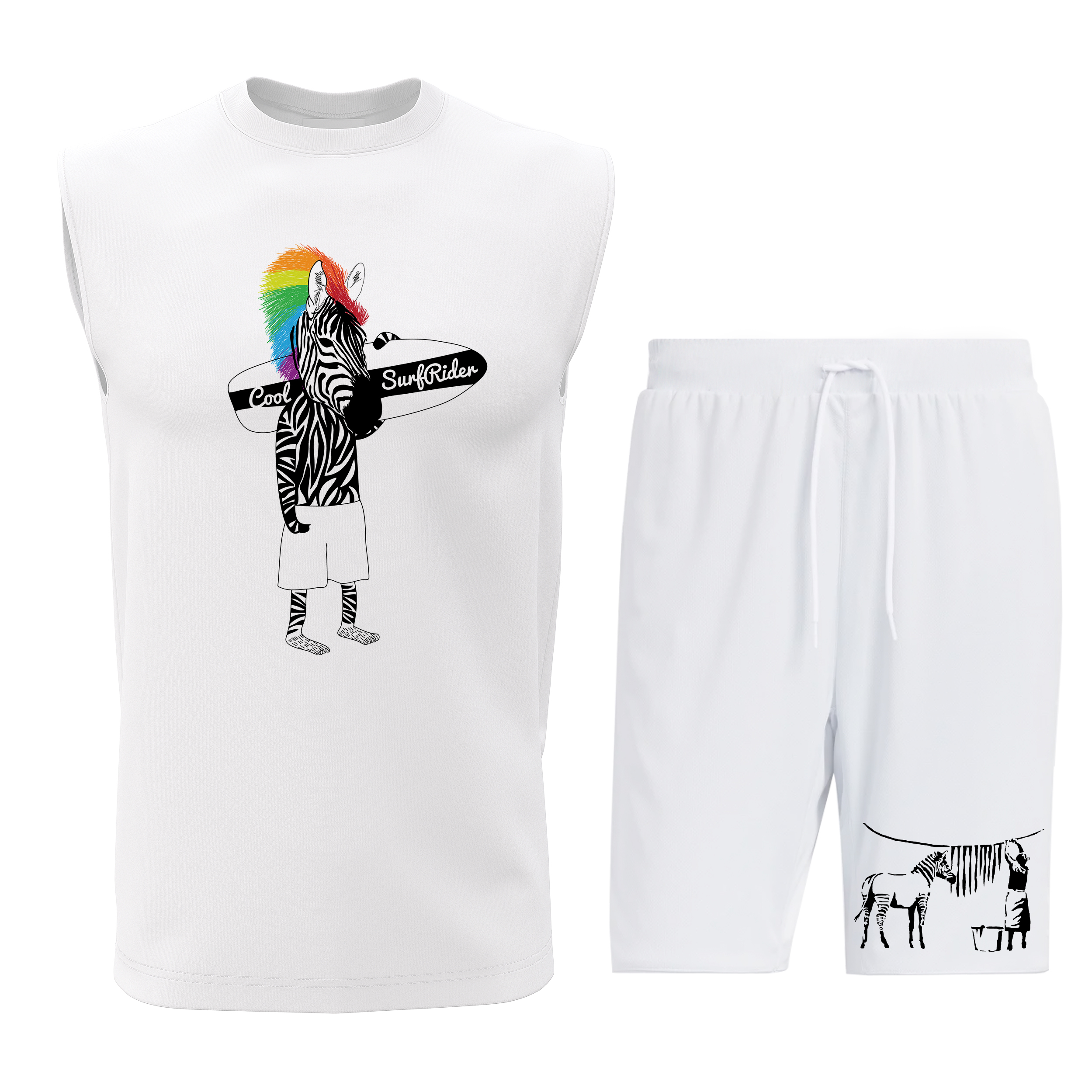 ست تاپ و شلوارک مردانه مدل Z005W