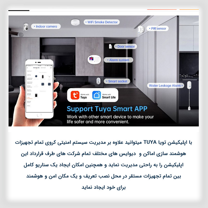 سیستم دزدگیر سیم کارتی کروی مدل W181