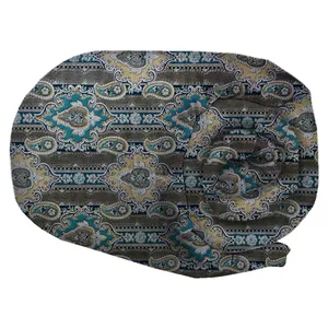 لحاف کرسی سندس مدل ترمه کد F805 سایز 350x350 سانتی متر