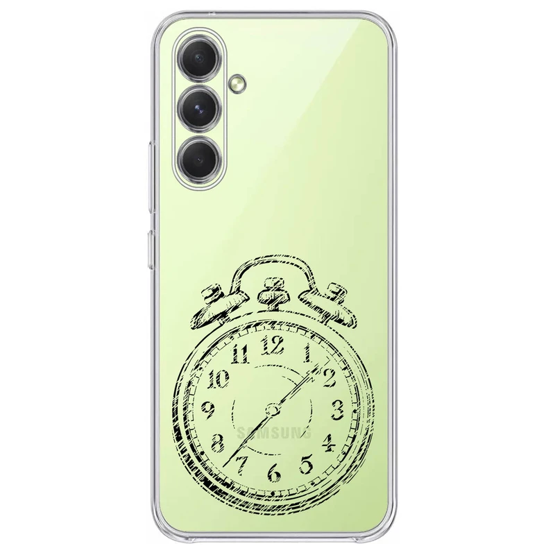 کاور مگافون طرح ساعت مدل C64-B مناسب برای گوشی موبایل سامسونگ Galaxy A54