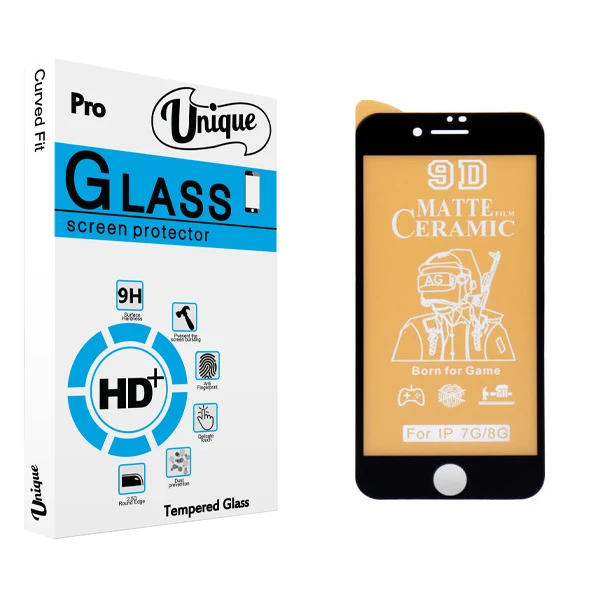 محافظ صفحه نمایش سرامیکی يونيک مدل +Clear مناسب برای گوشی موبایل اپل IPHONE 7G/8G