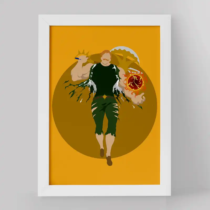 تابلو خندالو مدل اسکنور انیمه هفت گناه کبیره کد 17540