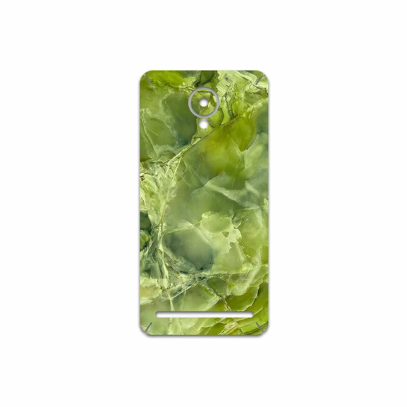 برچسب پوششی ماهوت مدل Green Crystal Marble مناسب برای گوشی موبایل لنوو Vibe C2