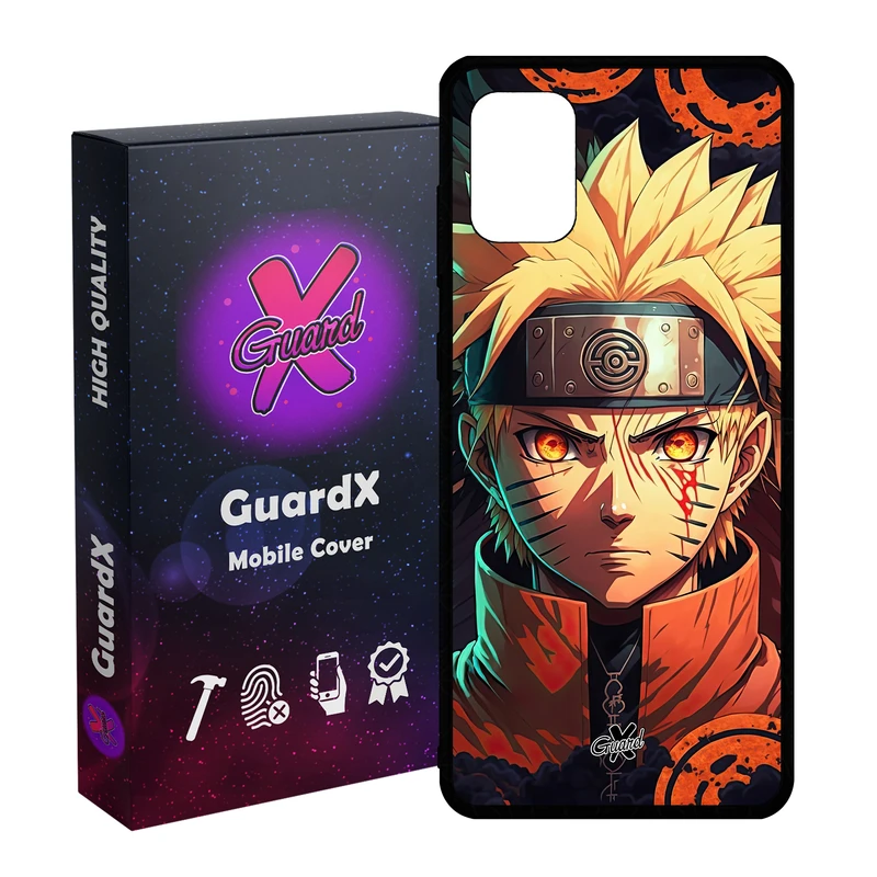 کاور گارد ایکس طرح ناروتو انیمه مدل Glass10623 مناسب برای گوشی موبایل سامسونگ Galaxy A31