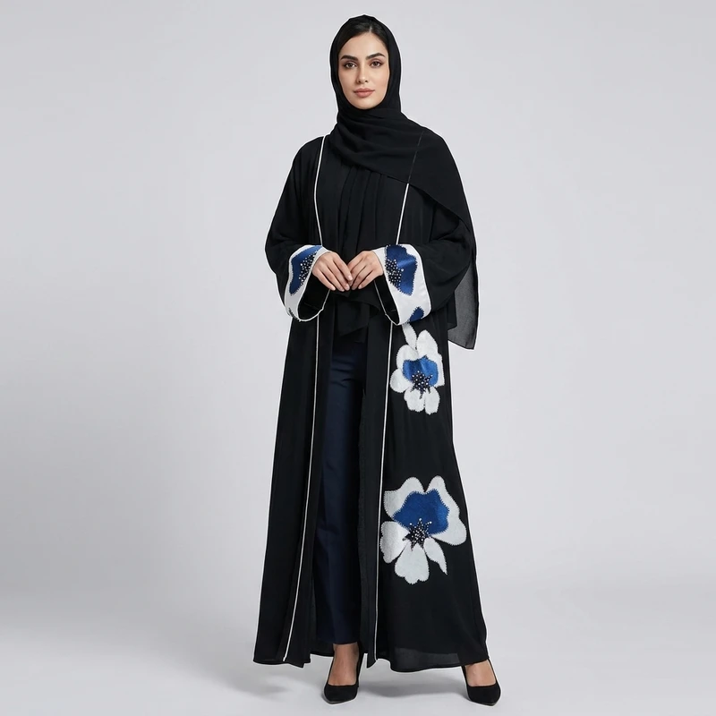مانتو عبایی زنانه مدل مجلسی کد 326