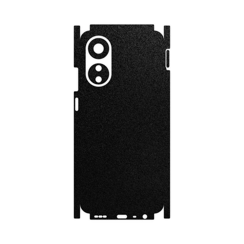 برچسب پوششی ماهوت مدل Black-Suede-FullSkin مناسب برای گوشی موبایل اپو A78 4G