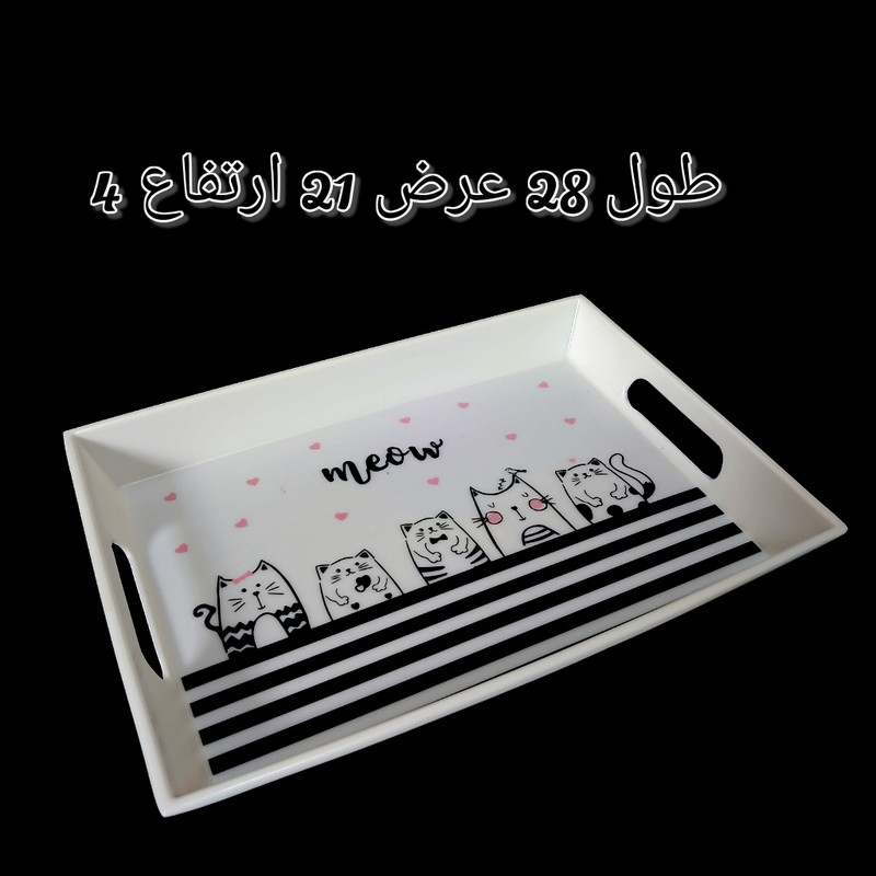 سینی طرح  گربه ها