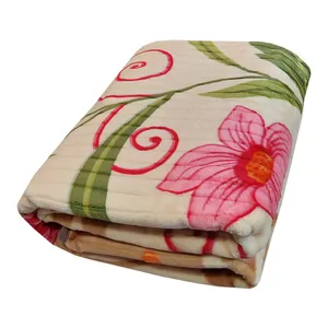 پتو نرمینه بافت مدل نسیم کد 14 یکنفره سایز 155x210 سانتی متر