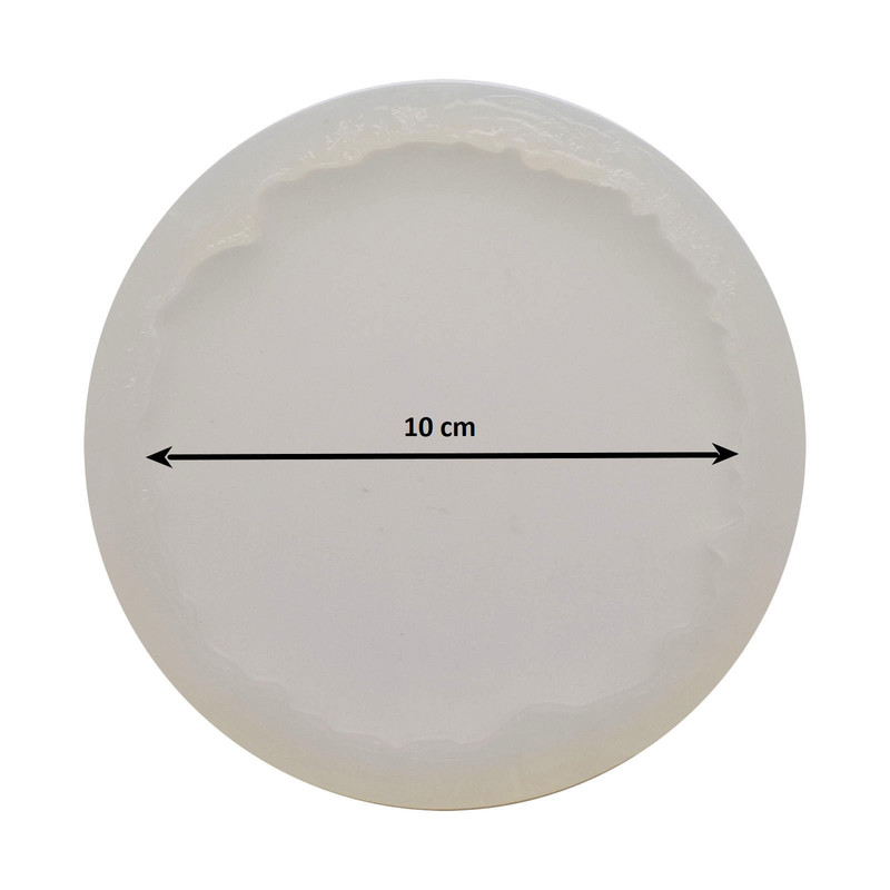 قالب رزین مدل زیرلیوانی طرح ژئود