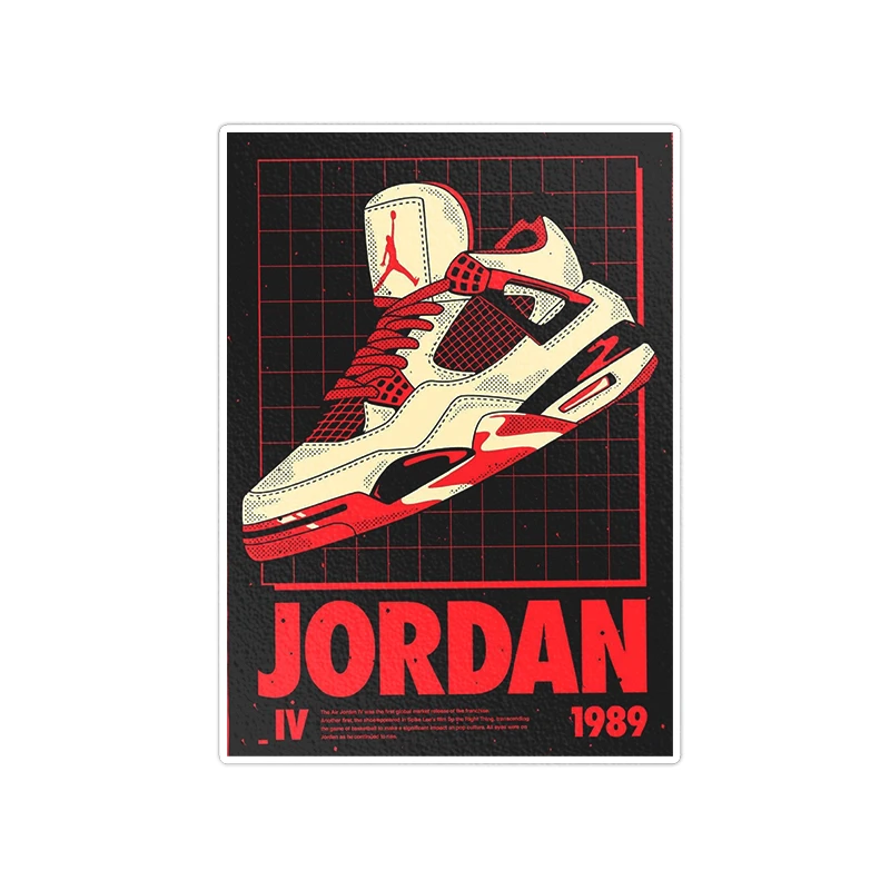 استیکر لپ تاپ ماسا دیزاین طرح JORDAN مدل STKA002