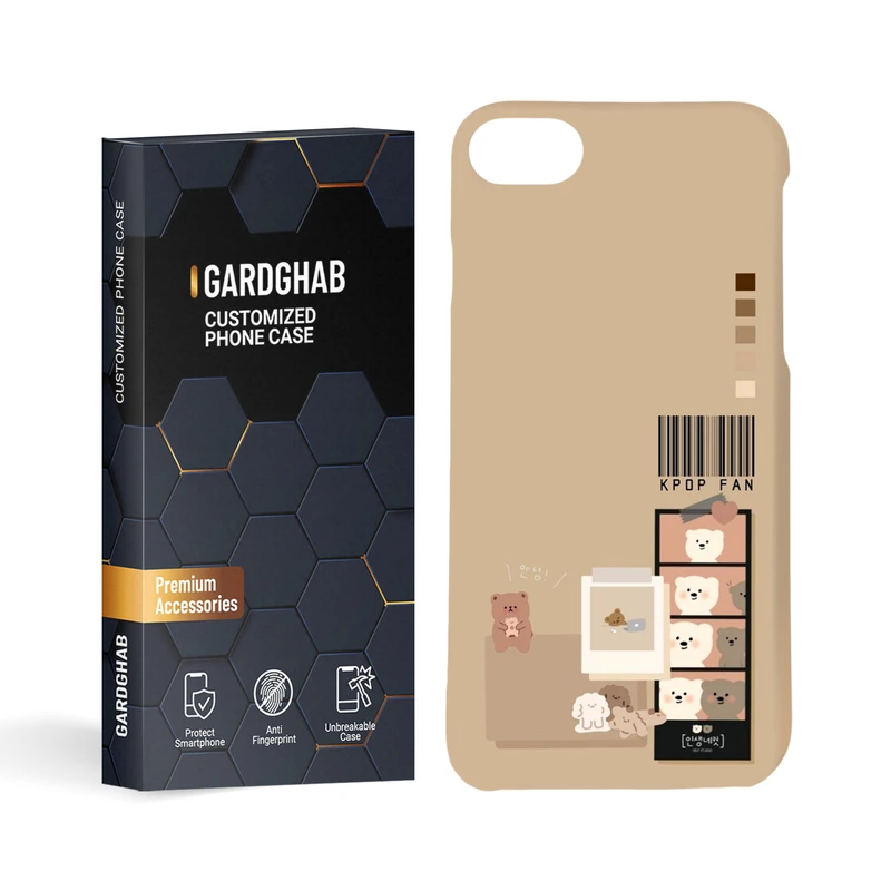 کاور گارد قاب مدل دخترانه مناسب برای گوشی موبایل اپل Iphone 7 / 8 / se2020 