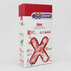 کاندوم ایکس دریم مدل Hot بسته 12 عددی