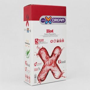 کاندوم ایکس دریم مدل Hot بسته 12 عددی
