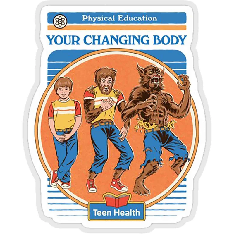 استیکر لپ تاپ طرح your changing body کد ST2085