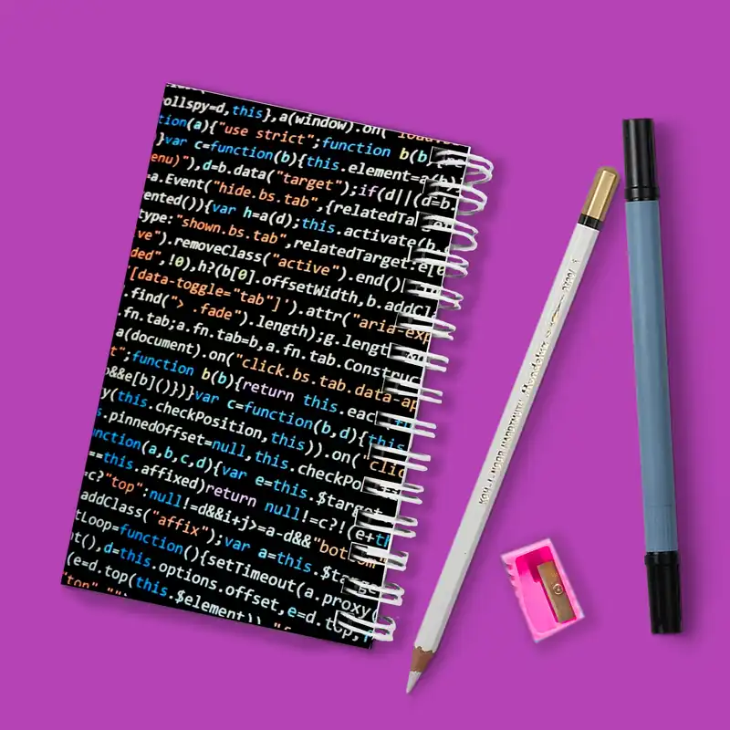 دفترچه یادداشت مدل to do list طرح کد نویسی و برنامه نویسی کد 1873452